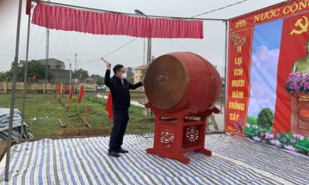 Huyện Nga Sơn tổ chức lễ phát động Tết trồng cây Xuân Nhâm Dần 2022